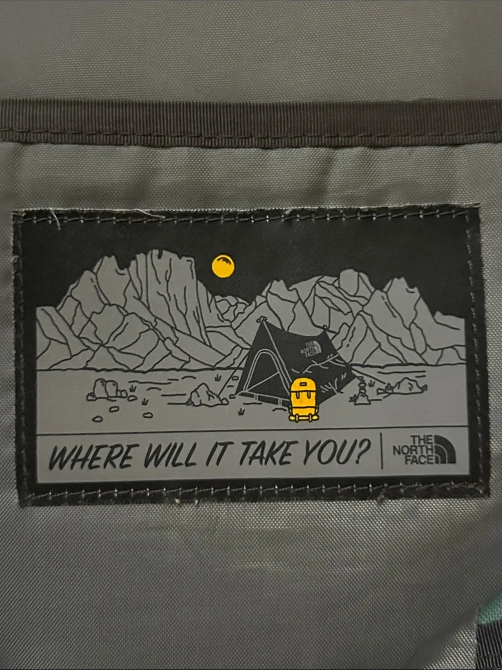 The North Face Vault Green and Gray Daypack Backpack